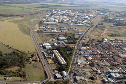 Distrito Industrial de Franca fica sem energia e indústrias ficam paradas (Foto: Panorâmio)